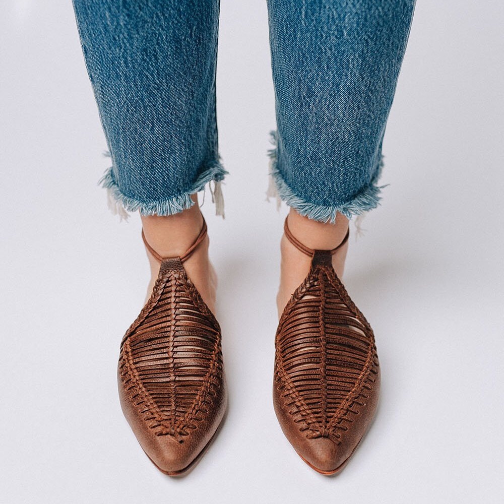 Free People Dana Pointed Flats